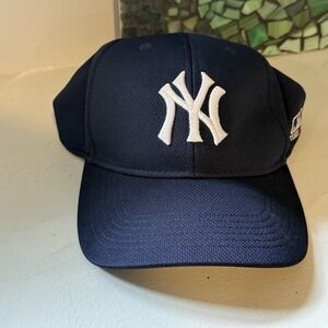 New York Yankees Hat Strap Back Adjustable Black Embroidered OC Sports